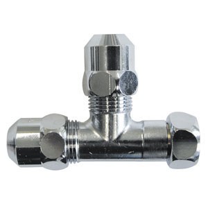 TE POUR 2 TUBES CUIVRE dia 10 CHR SCHELL