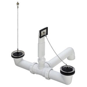 SOUPAPE 6/4 A BOUCHON A/ CHAIN+TR.PL-2 BACS