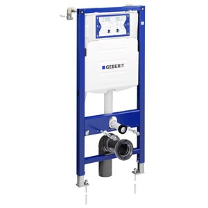 SYSTEMFIX II P/WC SUSP.CDE FRONTALE+COUDE+MANCHETTE GEBERIT