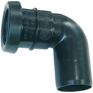 COUDE PP 90° MF DIAMETRE 110 -NOIR