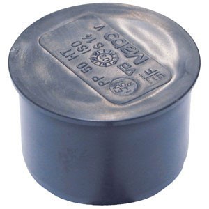 BOUCHON PP DANS TUYAU DIAM.50 -NOIR