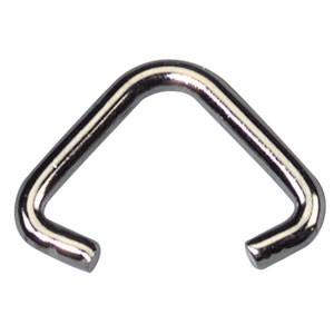 ANNEAU TRIANGULAIRE CHROME