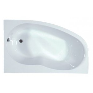 BAIGNOIRES LUXZEN ² ELBA DUO GAUCHE blanc  160x100 x 54,7-55 cm