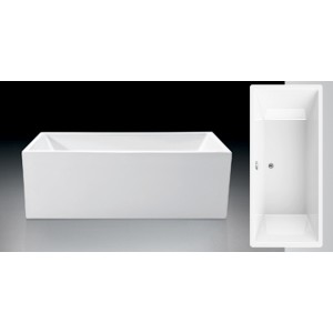 NILLA BAIGNOIRE ÎLOT MONOBLOC DROITE   ALLIBERT