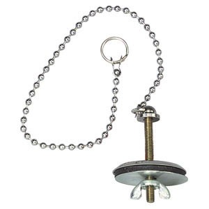 CACHE TROU PORTE CHAINETTE AVEC CHAINETTE 30CM