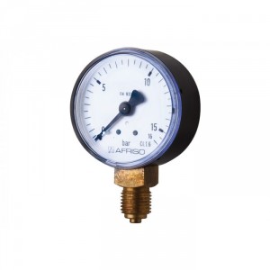 MANOMETRE RF50 1/4 AX 0 + 10 BAR EURO INDEX