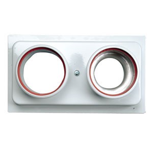 ADAPTATEUR CLV ( DIAM 2 X 80 MM)  VAILLANT