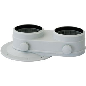 ADAPTATEUR CONDENSATION  ( DIAM 2 X 80 MM)  VAILLANT