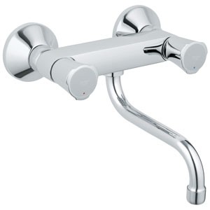 MEL. EVIER MURAL COSTA L + BEC ORI. S BAS CHR GROHE