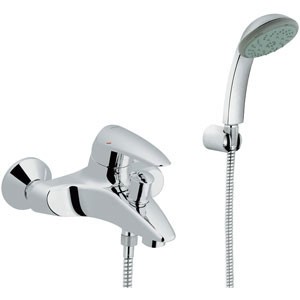 MIT. B/D EURODISC + GARNITURE DE DOUCHE CHR GROHE
