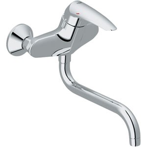 MIT. EVIER EURODISC MURAL BEC EN DESSOUS CHR GROHE