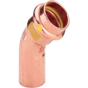 COUDE Cu GAZ 45° 22 M/F 2626.1 PROFIPRESS