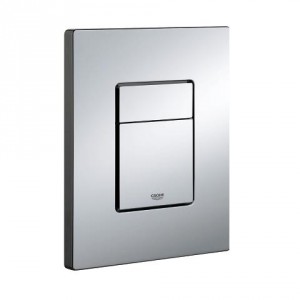 PLAQUE DE COMMANDE COSMOS + COMMANDE PNEUMATIQUE CHROME GROHE
