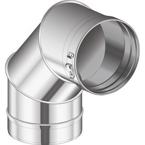 COUDE DE 90° 200  CONDENSOR CD POUJOULAT