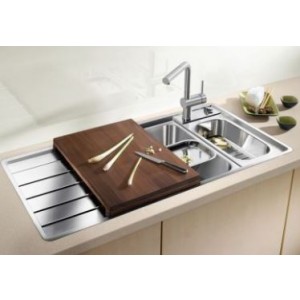 EVIER  BLANCOAXIA II 6 S-IF EDITION  CUVE A DROITE BLANCO