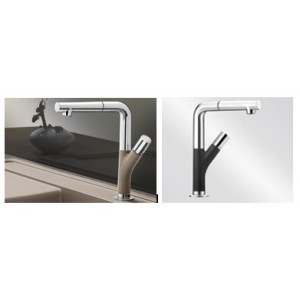 MIT EVIER BLANCO YOVIS-S CHROMER/ANTHRACITE 518292