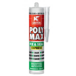 POLY MAX FIX&SEAL CRYSTAL CLEAR -CARTOUCHE 300G