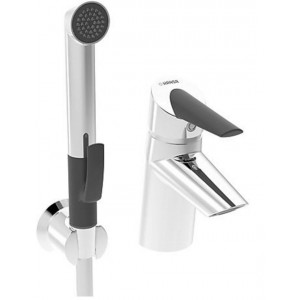 HANSAFIT MIT.LAV.+DOUCH+PUSH OPEN CHR.