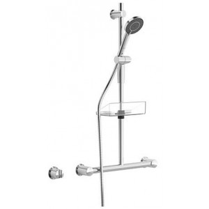 HANSAFIT COMB.DOU.900mm+POIG+DOUCH.3JETS+FLEX 150cm (optima2792) CHROME