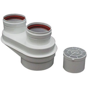 AZ 298 COLLECTEUR 80/110 A  2X80MM JUNKERS