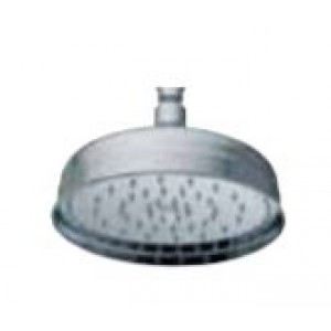 DOUCHE DE TETE AVEC ROTULE 20 CM DIAM CHROME TRADITIANAL AQUA PRESTIGE
