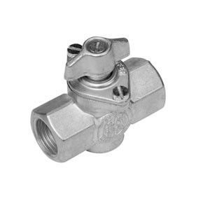 ARRET GAZ  4/4 FF CHROME