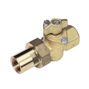 ARRET GAZ  4/4 FF + RACCORD CUIVRE