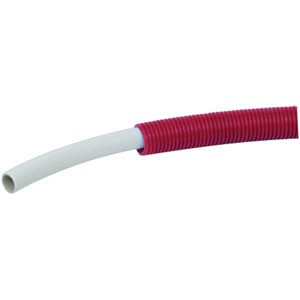 TUBE MULTISKIN ROUL.100M 16X2 AVEC GAINE ROUGE
