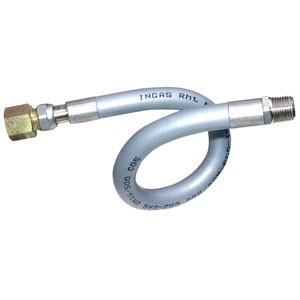 FLEXIBLE GAZ INOX + PVC 500 x 1/2 MF