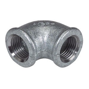 COUDE GALVA  90 FF 90°  3/8