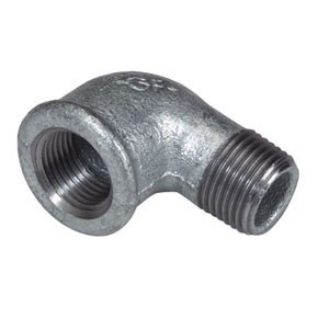 COUDE GALVA  92 MF 90°   3/8