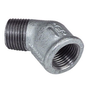 COUDE GALVA 121 MF 45°  3/8