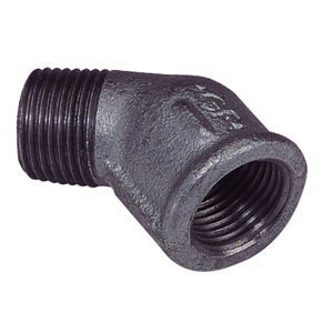 COUDE NOIR 121 MF 45°  3/8