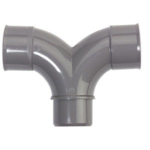 COUDE PVC DOUBLE PARALLELE  40 87°30 MF NICOLL