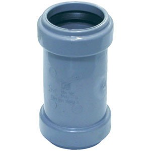 MANCHON PVC DOUBLE 75 RA42B + BORD D'ARRET EUPEN