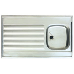 EVIER 1000x600 A POSER INOX LISSE STANDARD FRANKE