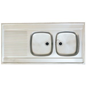 EVIER 1200x600 A POSER INOX LISSE STANDARD FRANKE