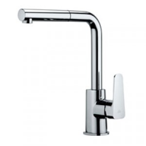 MITIGEUR EVIER AVEC DOUCHETTE EXTRACTIB. - SLY  CHROME PAFFONI