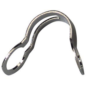 ATTACHE COURBEE CHROME