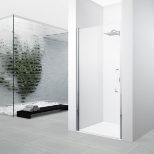 YOUNG 2.0  PORTE PIV. 90 NICHE TRANS/SILVER  NOVELLINI